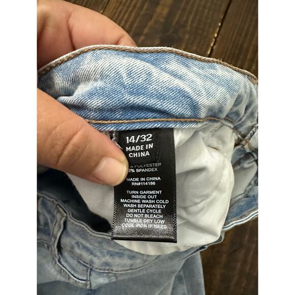 FRYE DENIM straight leg high rise size 14 - Picture 7 of 10